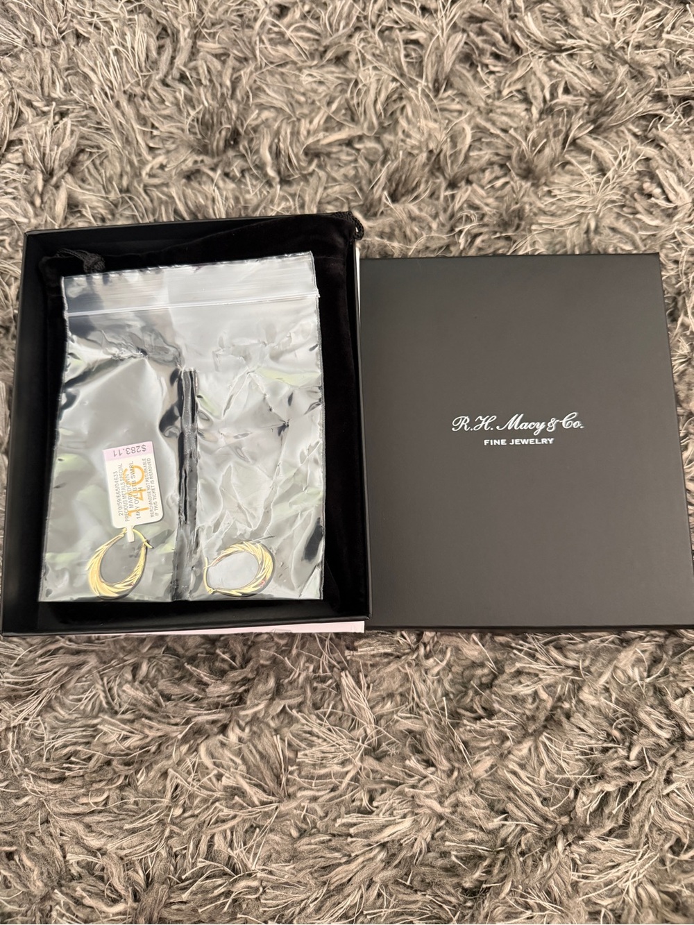 Macy's 14K Gold Hoop Earrings